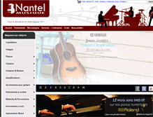 Tablet Screenshot of nantelmusique.ca